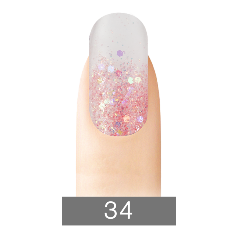 Cre8tion Nail Art Glitter, 034, 0.5oz KK1031 